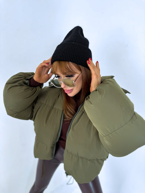 Wool hat "GLITTER DROP" - black